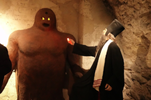 Golem depicted at Madame Tussauds in Prague